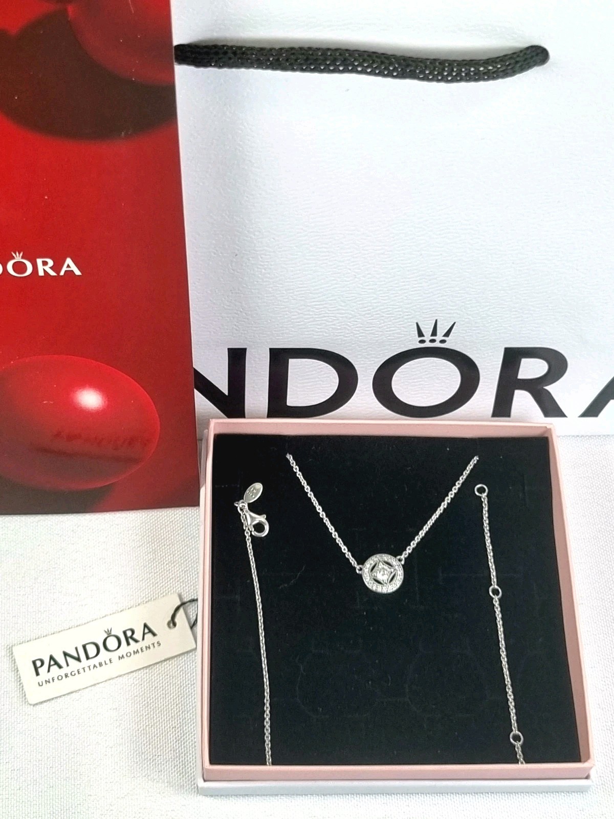 Pandora Vintage Allure Sterling Silver Necklace, 45cm, Excellent With Packaging