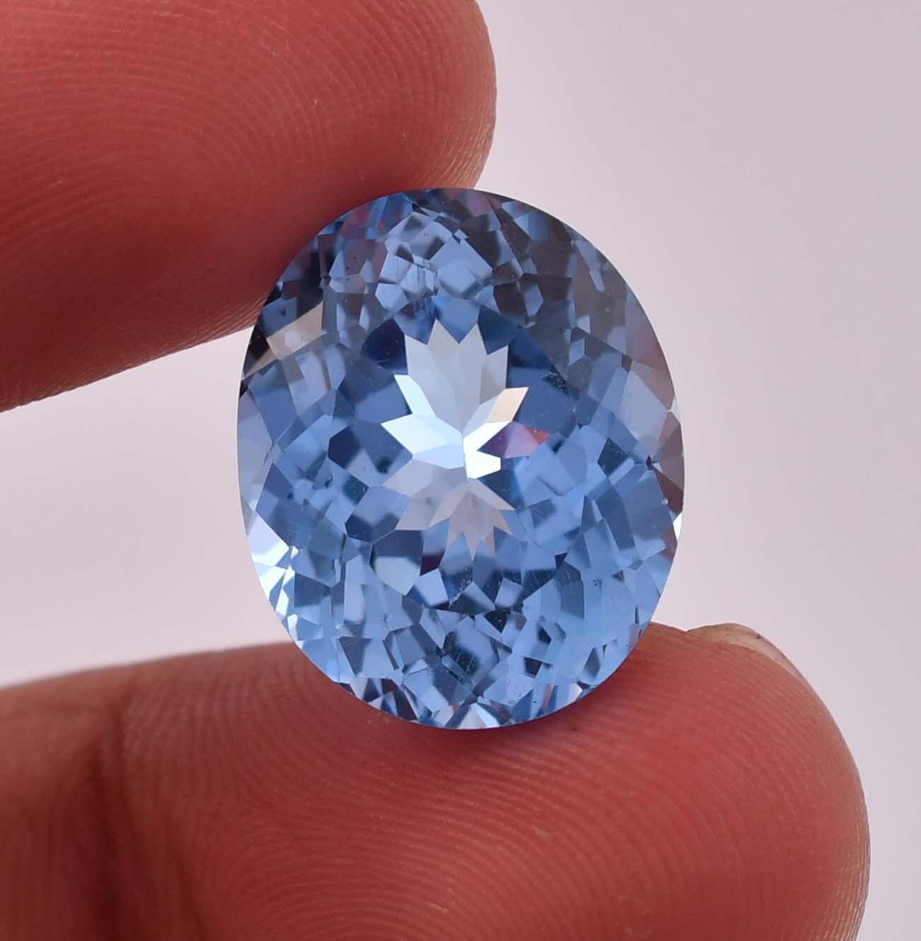 Rare Natural Flawless Namibia Jeremejevite Oval Cut Loose Gemstone GIT Certified
