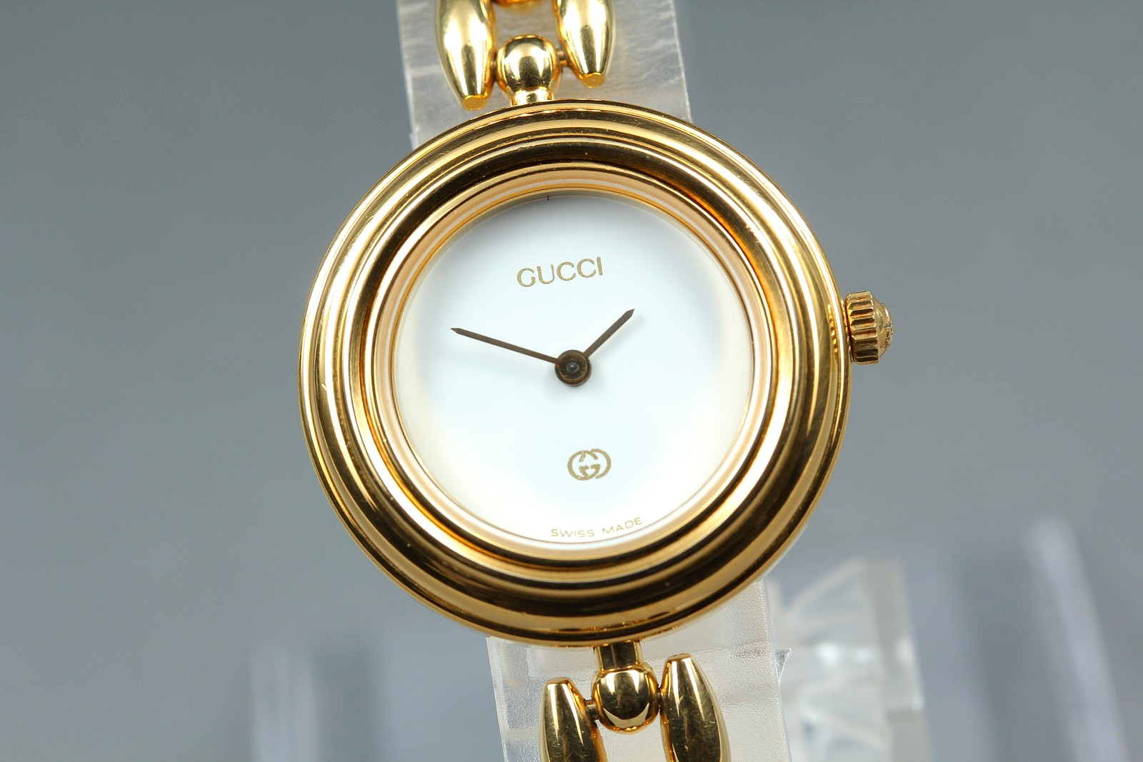 Full Set [Near MINT] GUCCI Change Bezel 11/12 6 Colors Gold Quartz Women’s Watch
