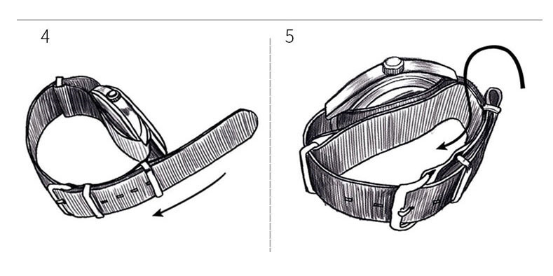 High Quality Nylon Canvas Watch Band 007 Men’s Single Pass Strap 20mm Fits Omega