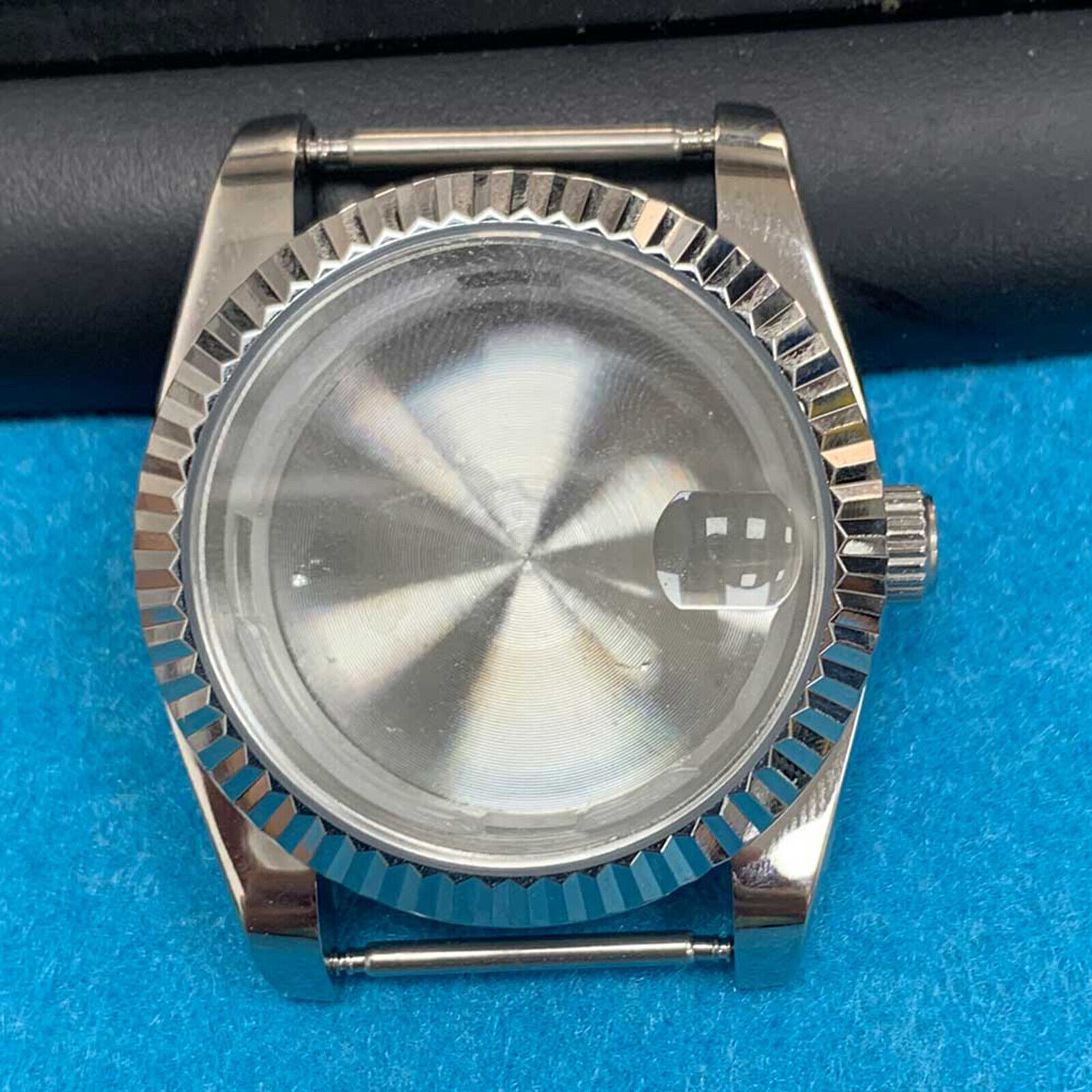 36MM Stainless Steel Watch Case Mineral Glass For 8215/ 2813/8205 Watch Movement
