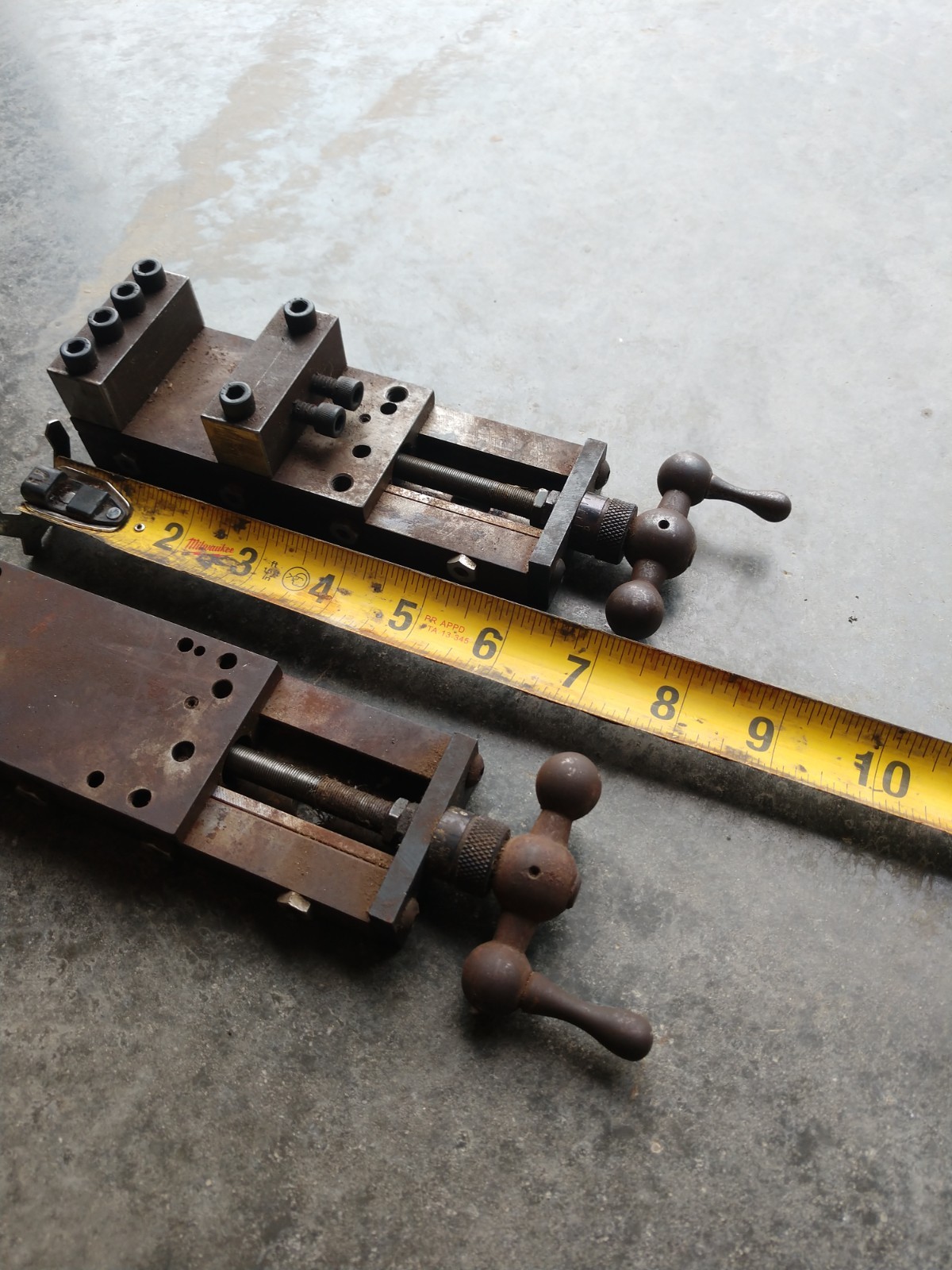 Lot of 2 Vintage Compound Lathe Slide | Watchmakers’ Lathe parts