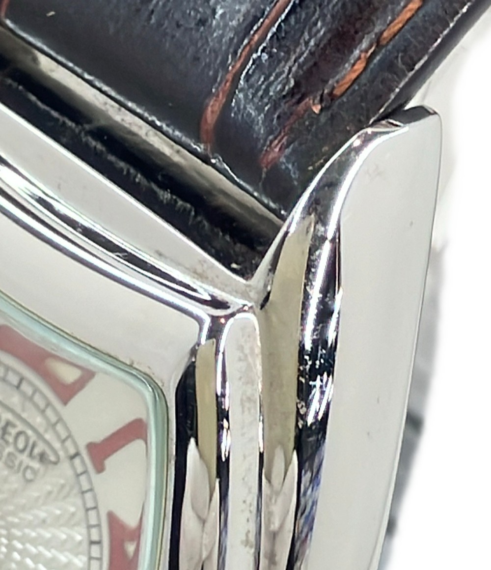 AUREOLE SW580M Automatic Watch Silver Mens Timepiece Vintage Rare