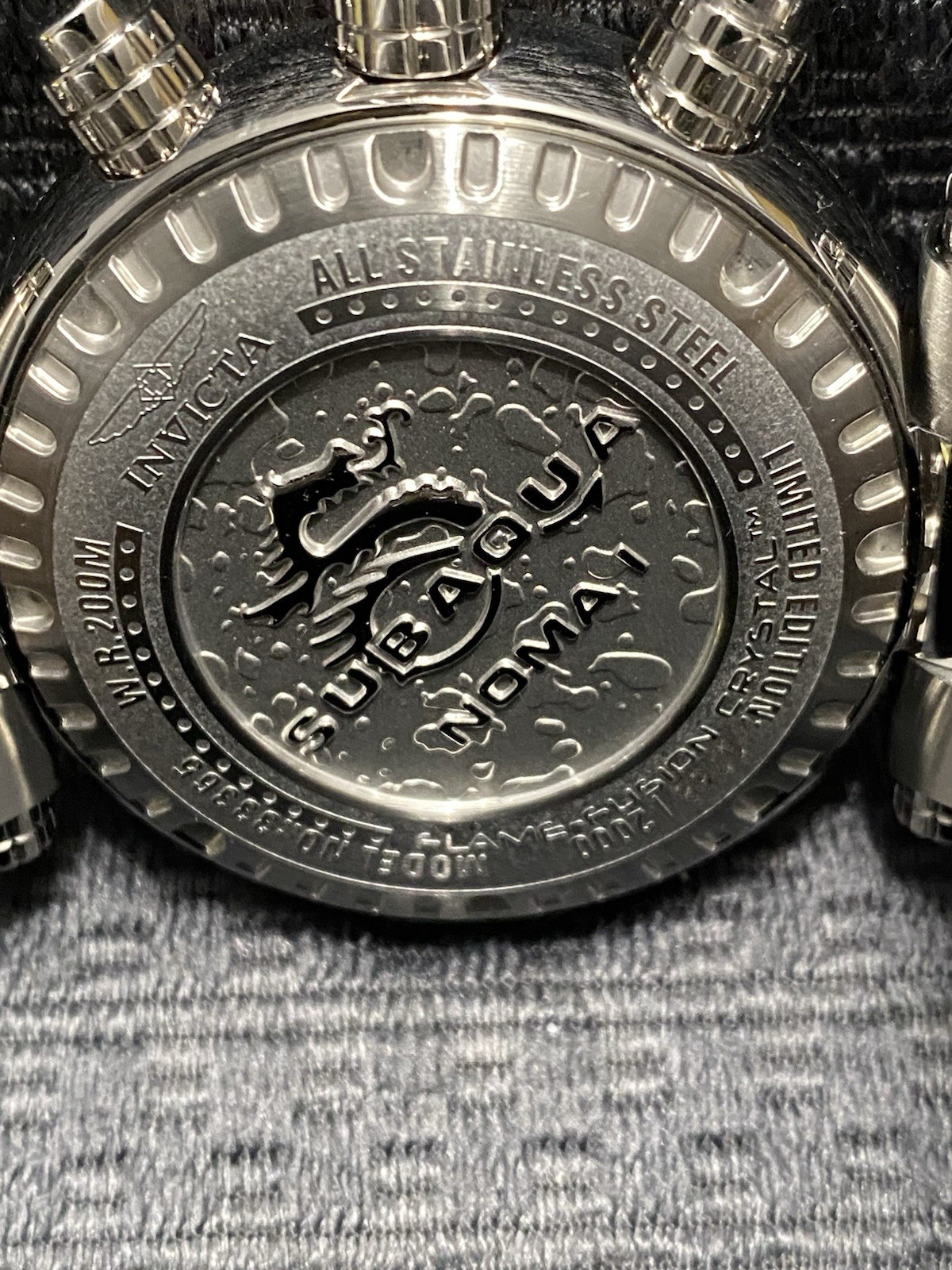 Invicta 47mm Subaqua Noma I Silver & Rose Gold Z60 Quartz LE Watch,Model#33365