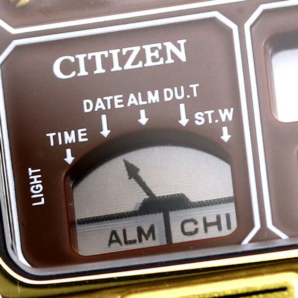 CITIZEN COLLECTION ANA-DIGI TEMP JG2103-72X Analog Digital Watch Gold 32.5mm