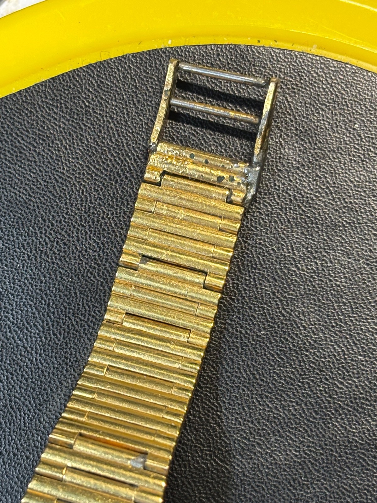 Waltham Maxim Grey Blue Stone Dial Midas Watch with Original Bracelet