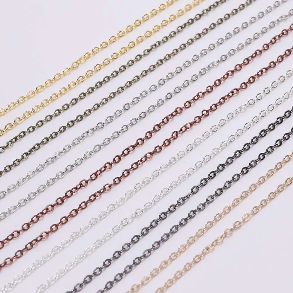 5m Necklace Chain Link Bracelet Chains Necklaces Supplies Jewelry Making Finding