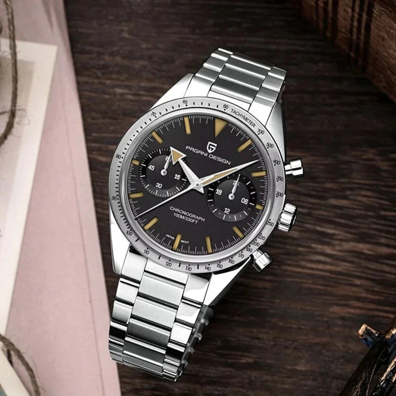Pagani Design PD-1766 All Black Men Automatic Watch