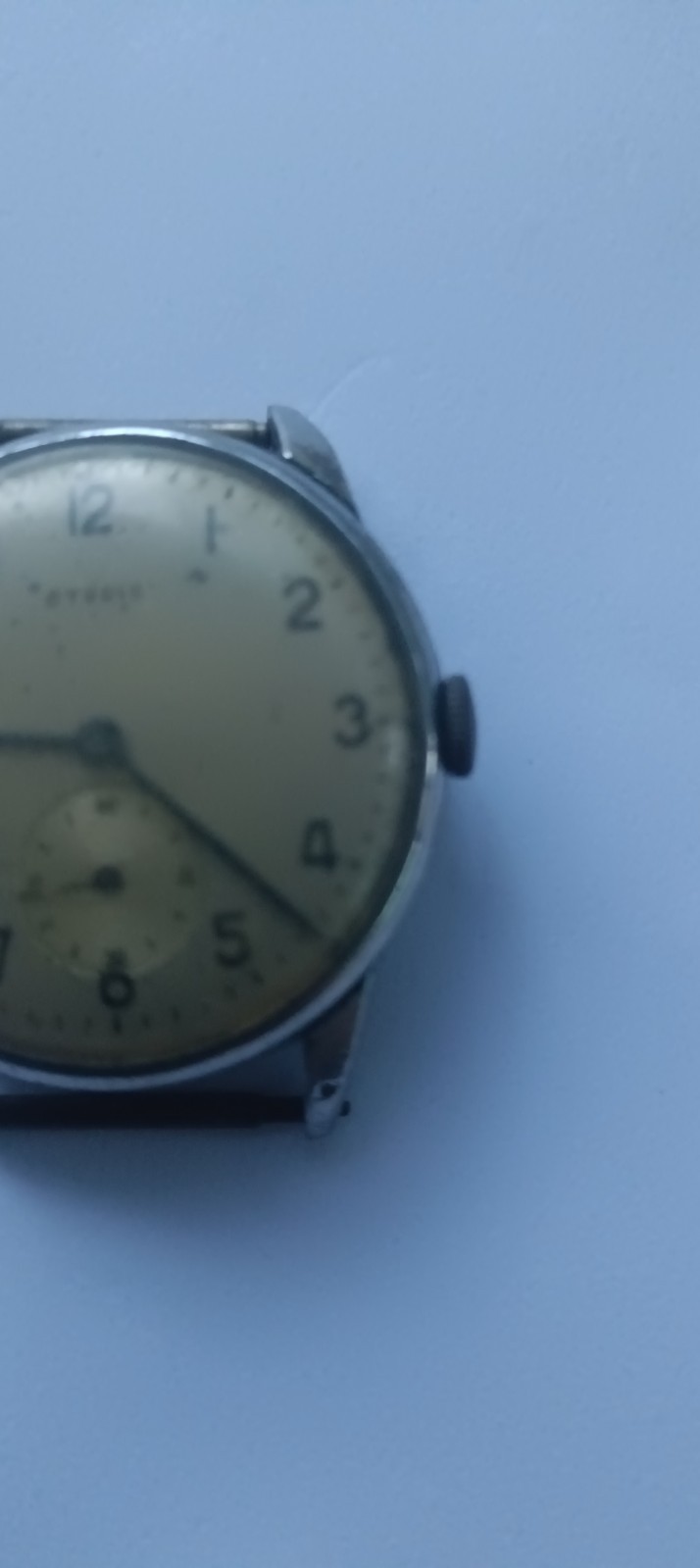 Antique old men wristwatch Studio fond acier inoxydable