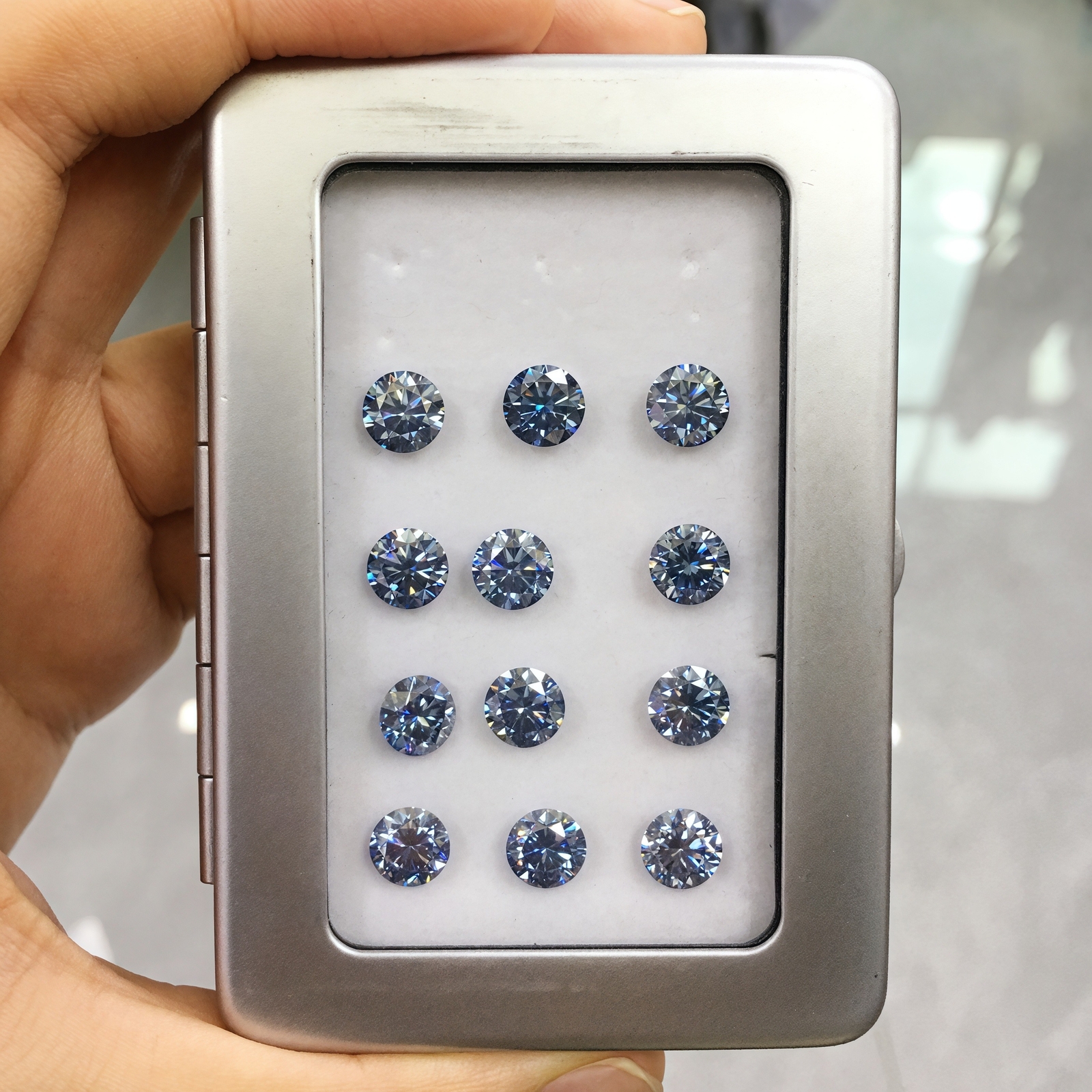 GRA Certified Loose Moissanite Stones D Colorful VVS1 All Sizes
