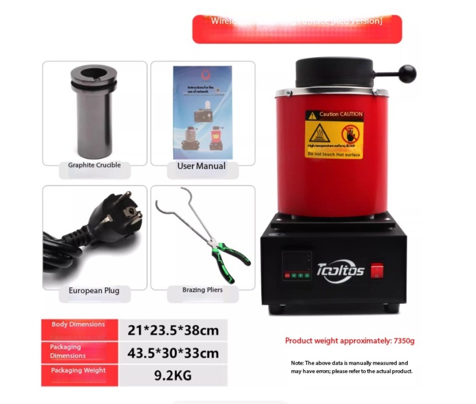 Mesh-type Melting Furnace Gold Melting Furnace Metal Melting Furnace Small-scale