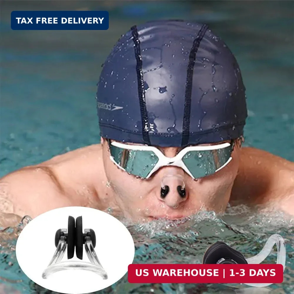 Linwnil 10Pcs Nose Clip for Swimming Nose Plugs for Kids and Adults Multi-Color
