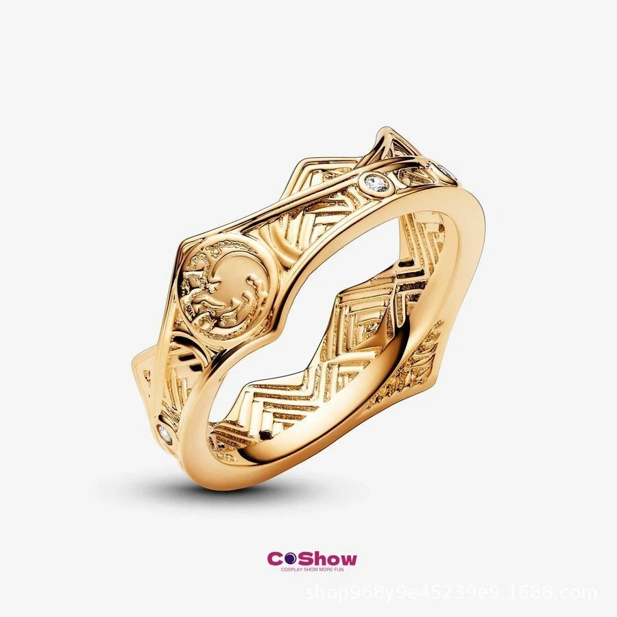 House of The Dragon Season 2 Daemon Targaryen Crown Ring Cosplay Accessory Gift