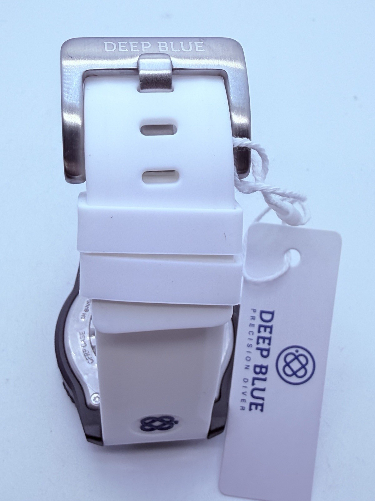 Deep Blue DAYNIGHT 43MM DIVER SOLAR POWERED PC WHITE DIAL USA🇺🇸3 COLOR TUBES‼️