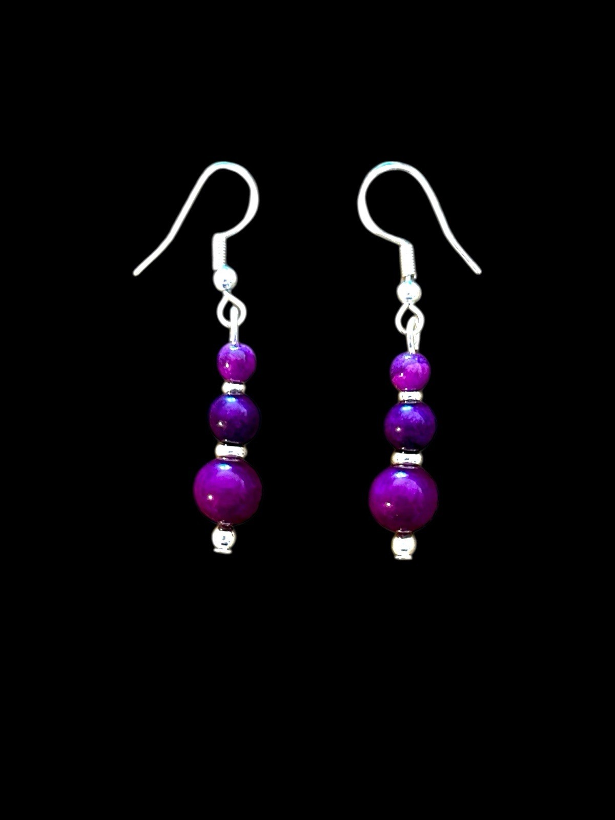NATIVE AMERICAN Sugilite Earrings