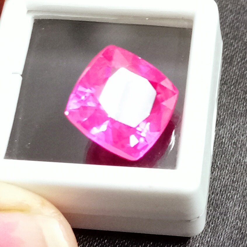 Pink Ruby Cushion Cut 10-12 Ct Mozambique Natural Loose Gemstone EGL Certified