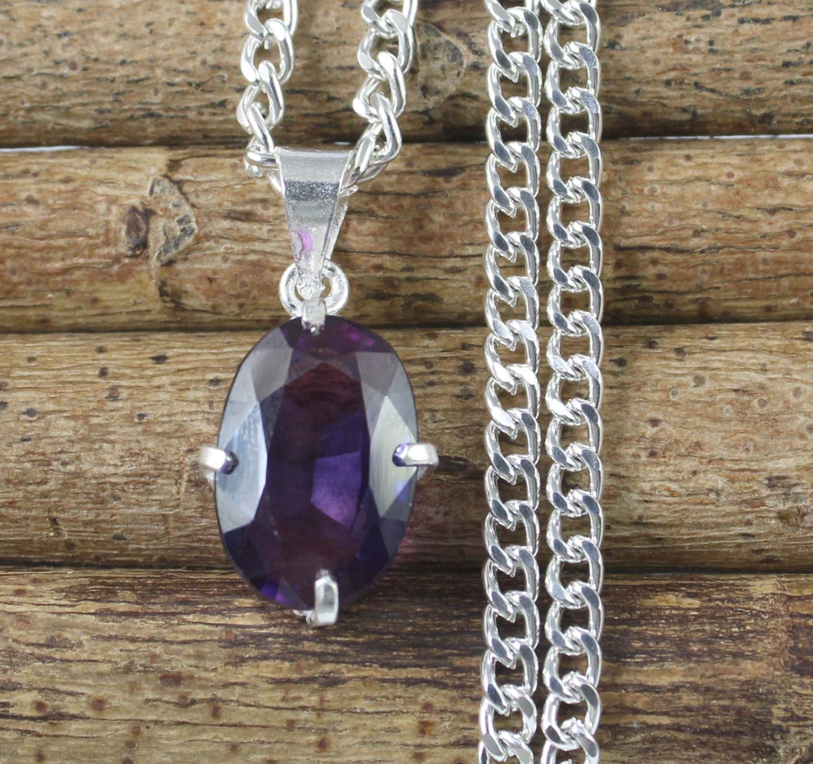 Natural Boysenberry Sapphire 11.60 Ct Oval Gems Certified Anniversary Pendant