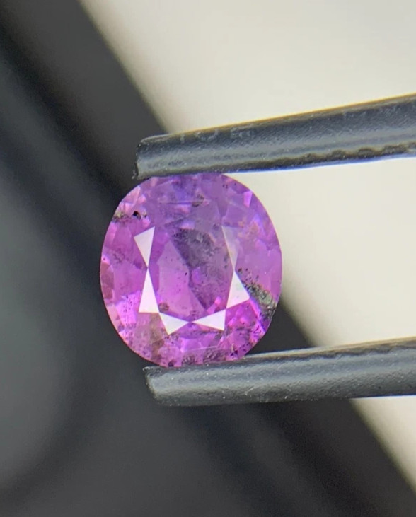 5 Ct Natural Corrundum Kashmir Sapphire Oval Shape Loose Gemstone