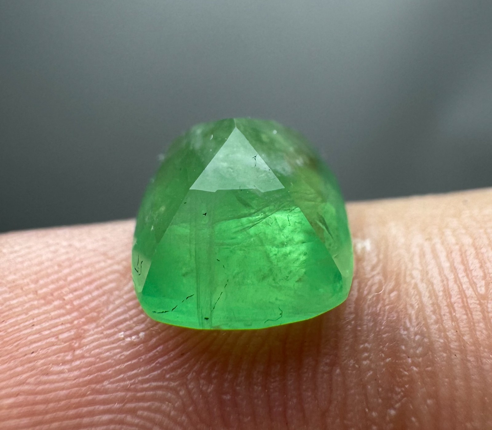 2.80 Carat Rare Transparent Green Hauyne Cut Gemstone From @Afghanistan