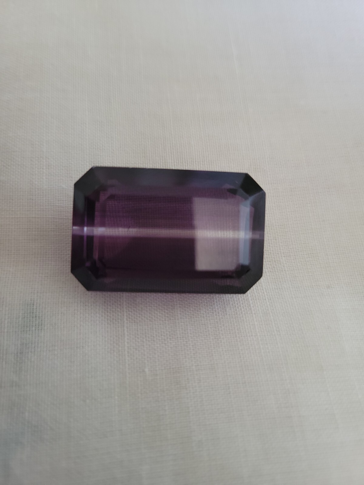 Jumbo 77.00 Ct Purple Amethyst Emerald Shape 29.55×19.04×14.97 Loose Gemstone