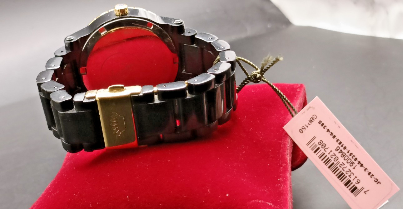 Rare Vintage JUICY COUTURE Chunky Plastic Bracelet Quartz Watch-Boxed & Working