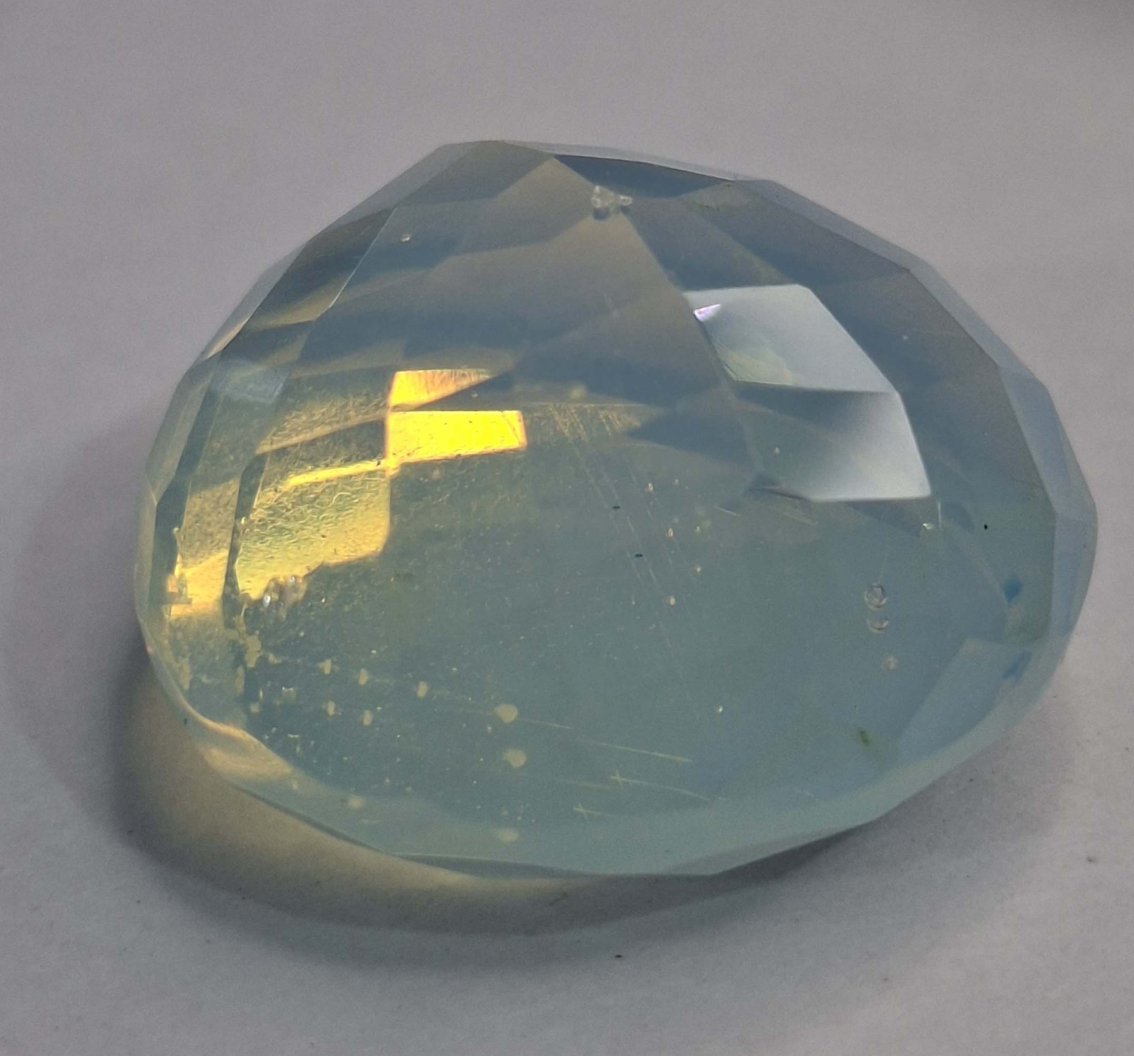 Pear Cut Certified 58-60 Ct Loose Welo Opal White Gemstone Lab Create SB326
