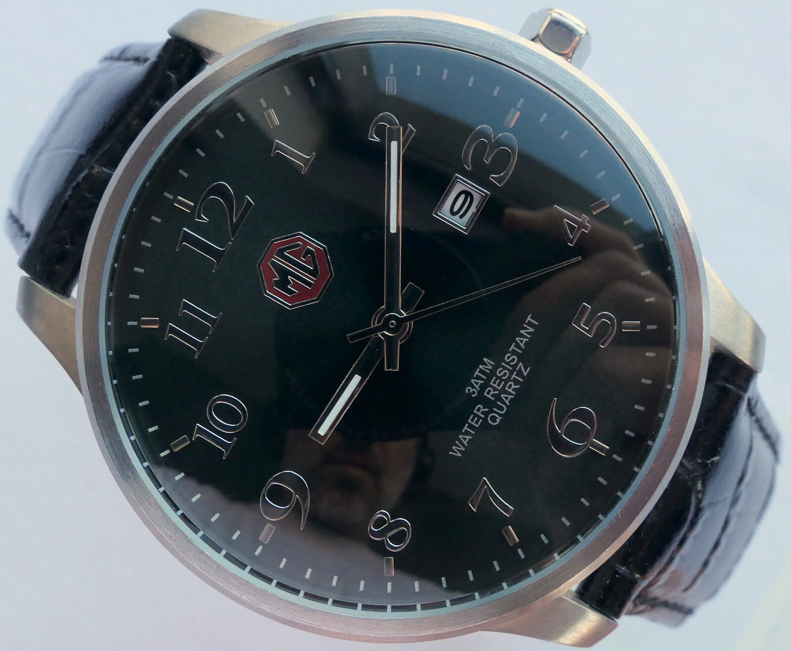 MG Morris Garages BMC MGA MGB Classic Aviator Driver Sport Car Accessory Watch