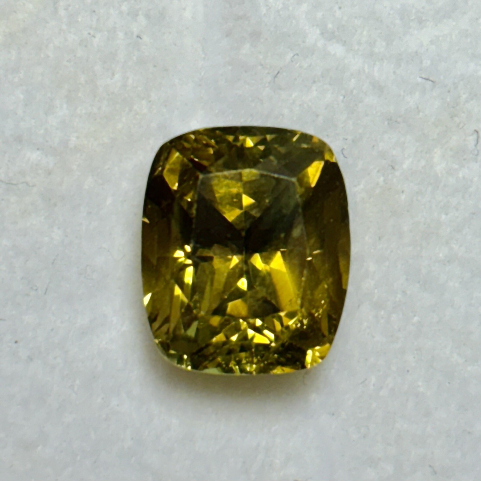 Chrysoberyl Natural 6.50 Carat Genuine Loose Gemstone Sri Lanka 10.5x9mm Cushion