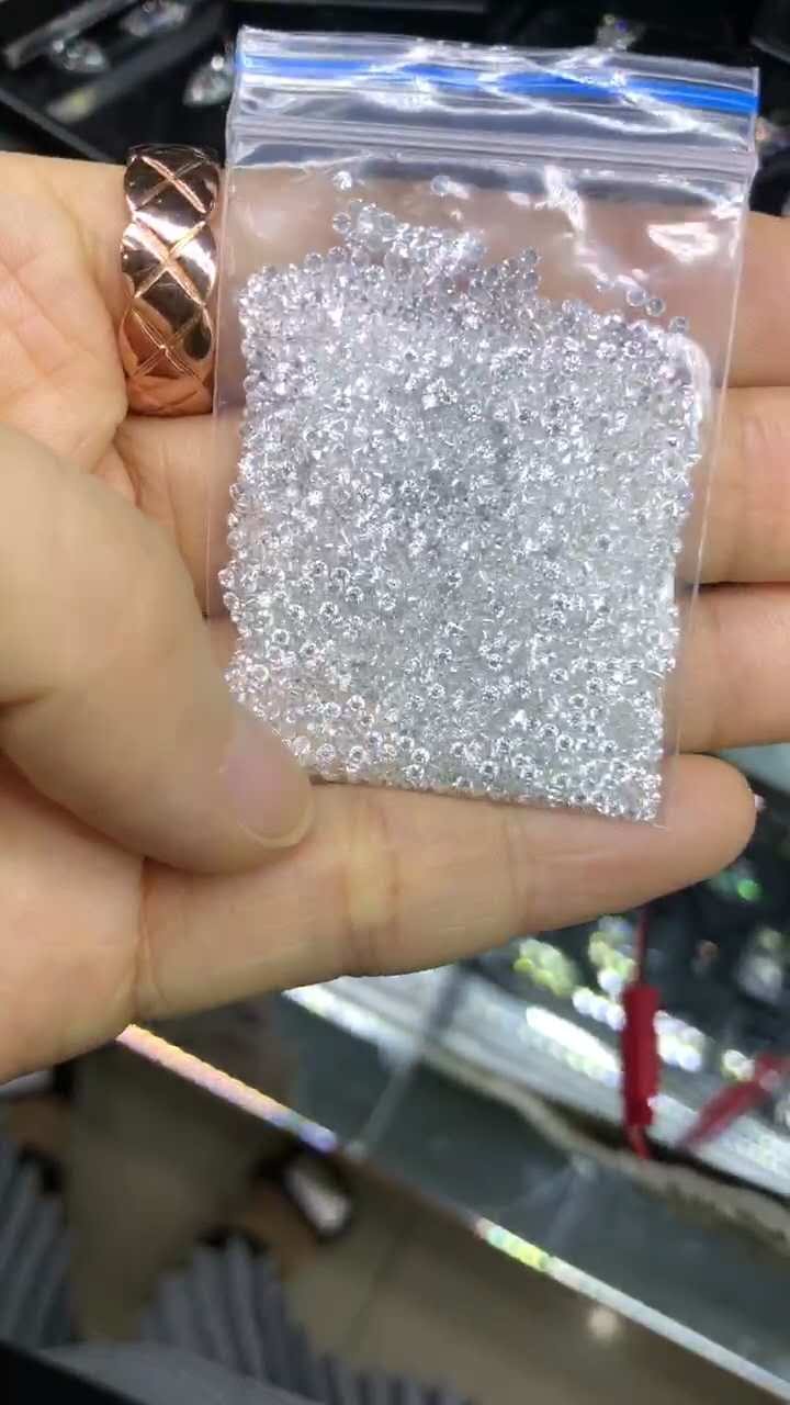 0.1-1ct Factory Directly Sale D Color Round Cut 1-5pcs Loose moissanite VVS1