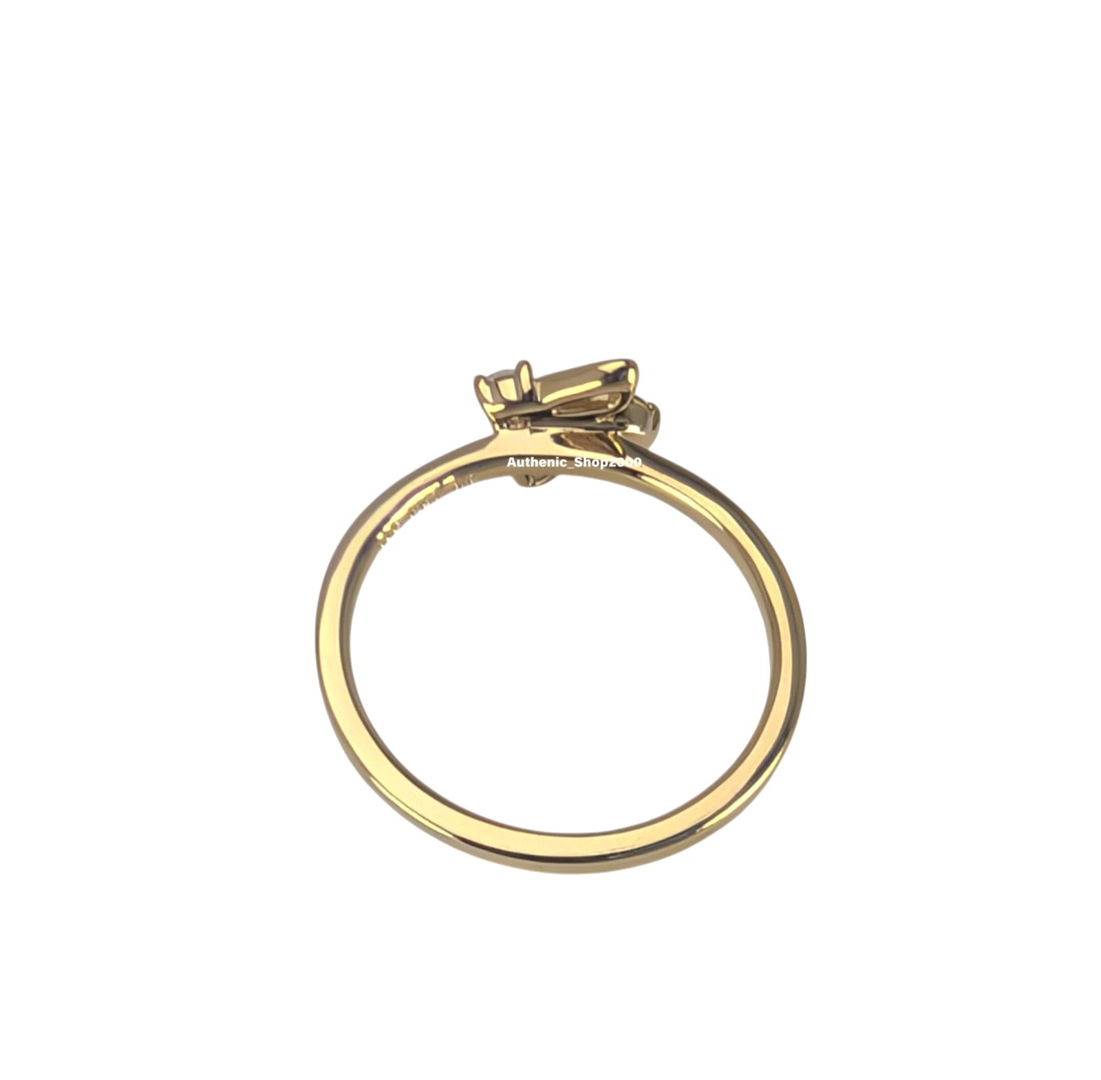 New 100% Authentic PANDORA 14k Gold P Vibrant Yellow Honey Bee Ring 164562C01