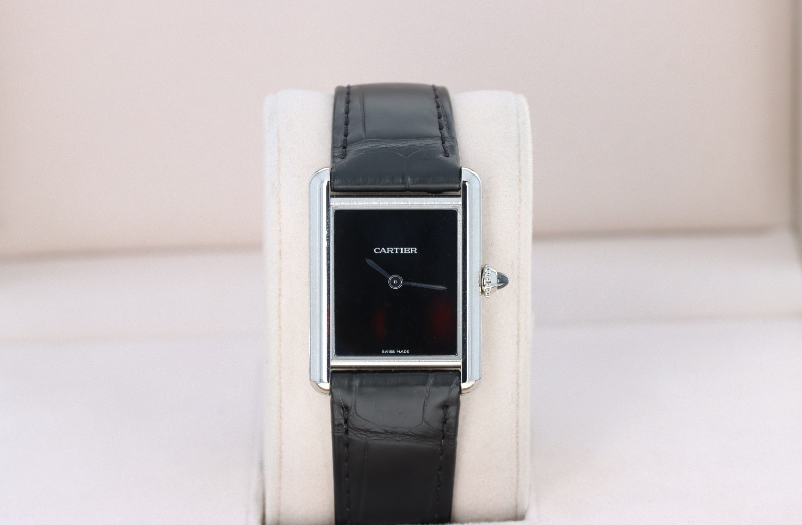 Cartier Tank Must Black Geneva Boutique, Limited to 50 Pieces – Steel WSTA0064