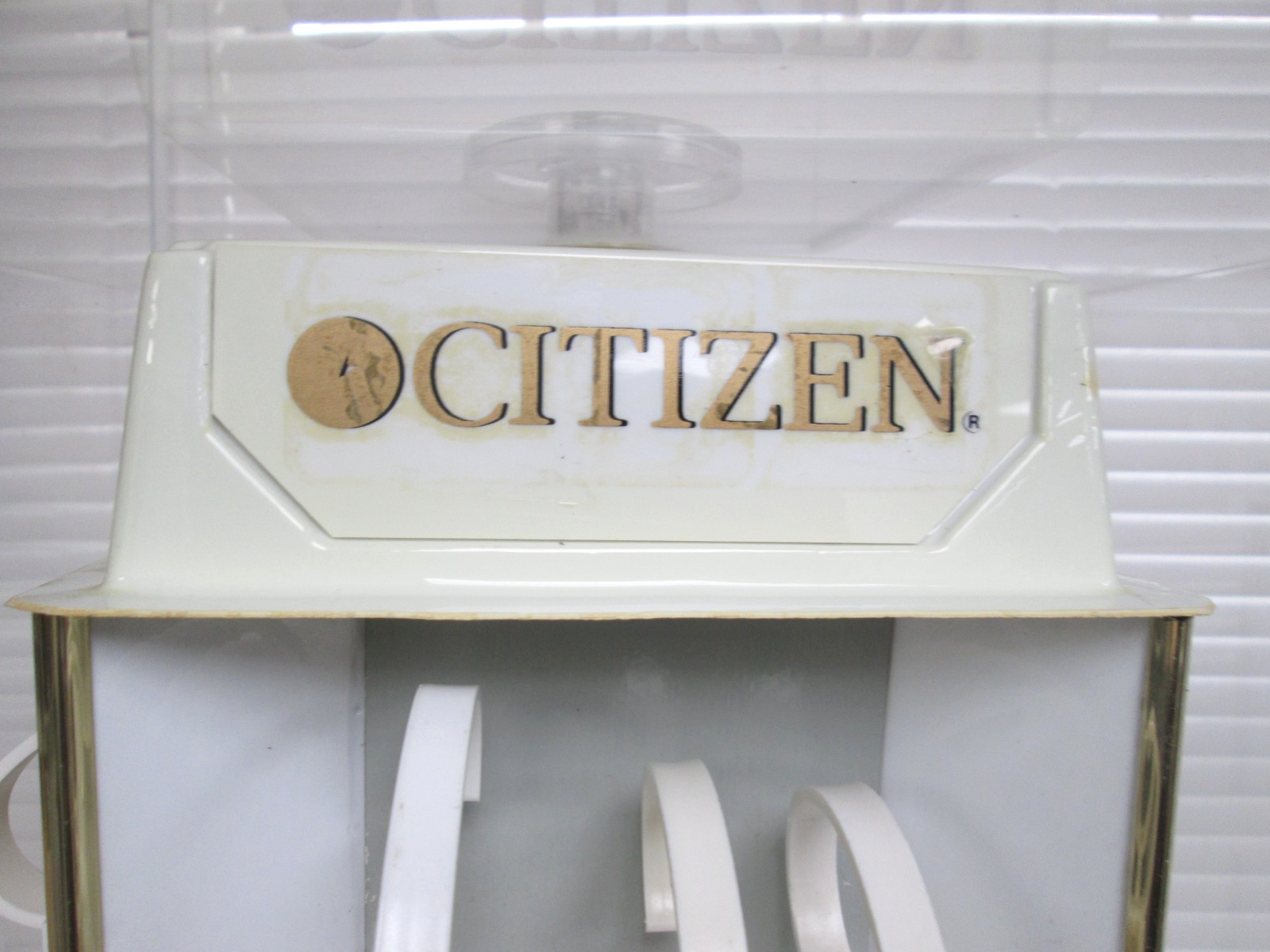 CITIZEN ROTATING COUNTER TOP WATCH DISPLAY WITH LOCK AND SECURITY CORD