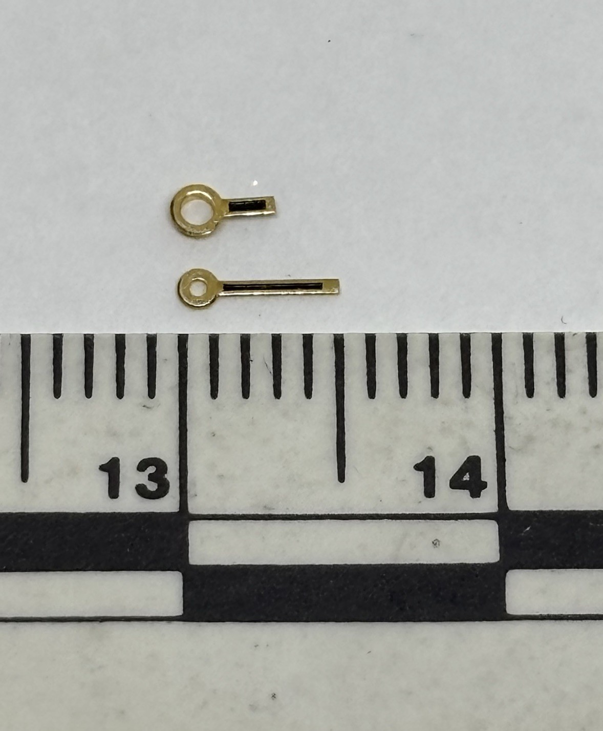 Bulova Watch Hands Set For Cal. 6CL Mechanical Manual Wind Movement Gold Tone