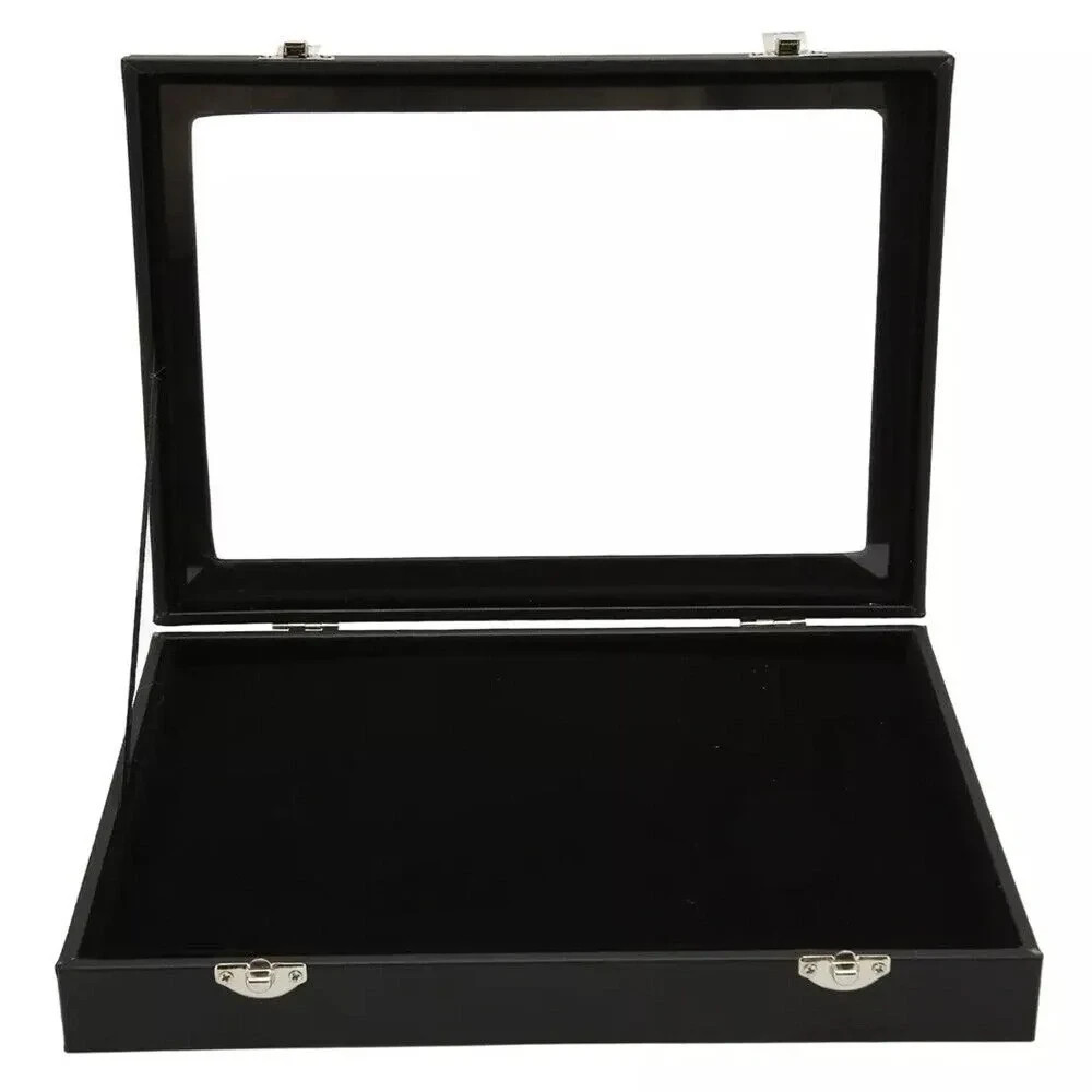 Small Velvet Jewelry Display Box Case for Rings, Bracelets, Necklaces