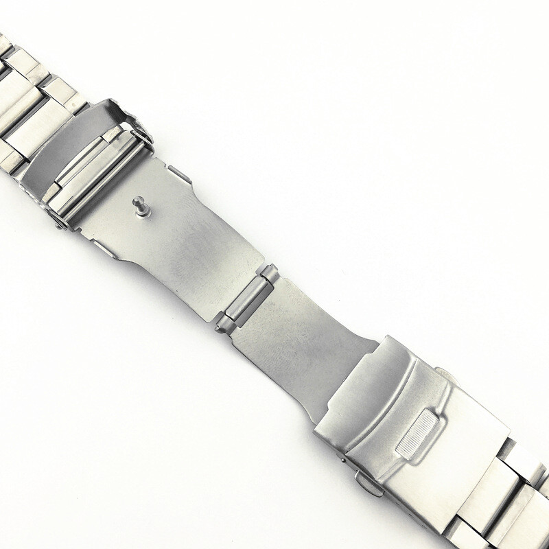High Quality Mens Brushed Bracelet Stainless Steel Watch Band Strap 20 22 24mm
