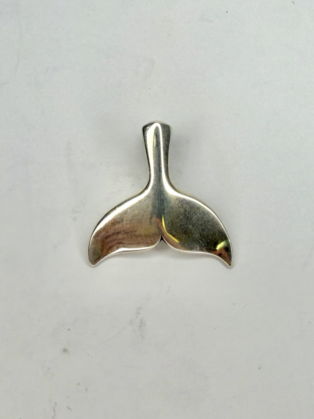 Kabana Sterling Silver Whale Tail Pendant