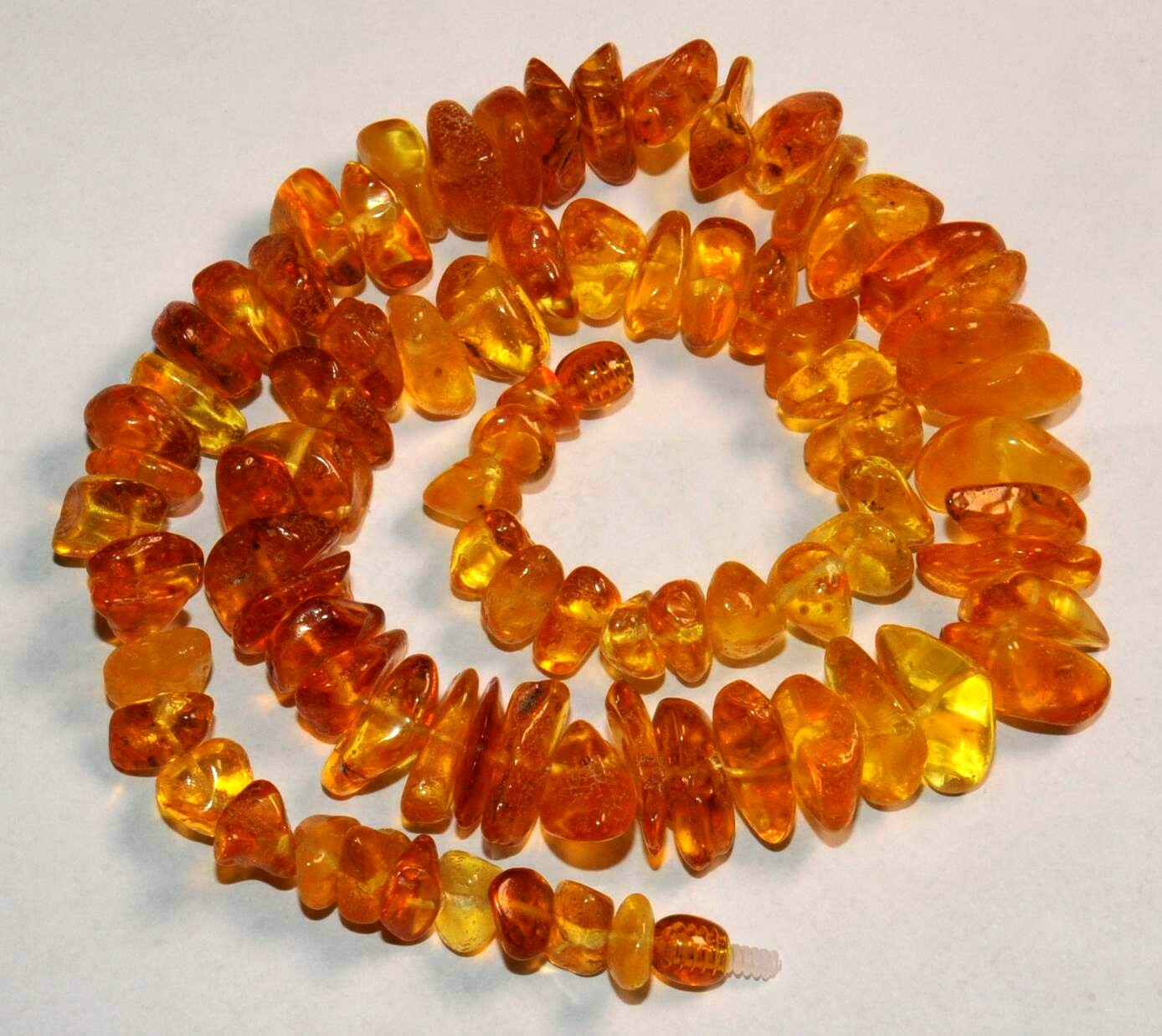 ✅51 cm =46gr RUSSIAN SOVIET BALTIC AMBER BEAD NECKLACE 琥珀 BRACELET STONE PENDANT