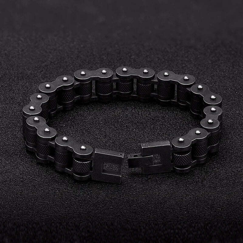 Retro Biker Chain Bracelet Mens Bracelet Link Chain Motorcycle Bicycle Style