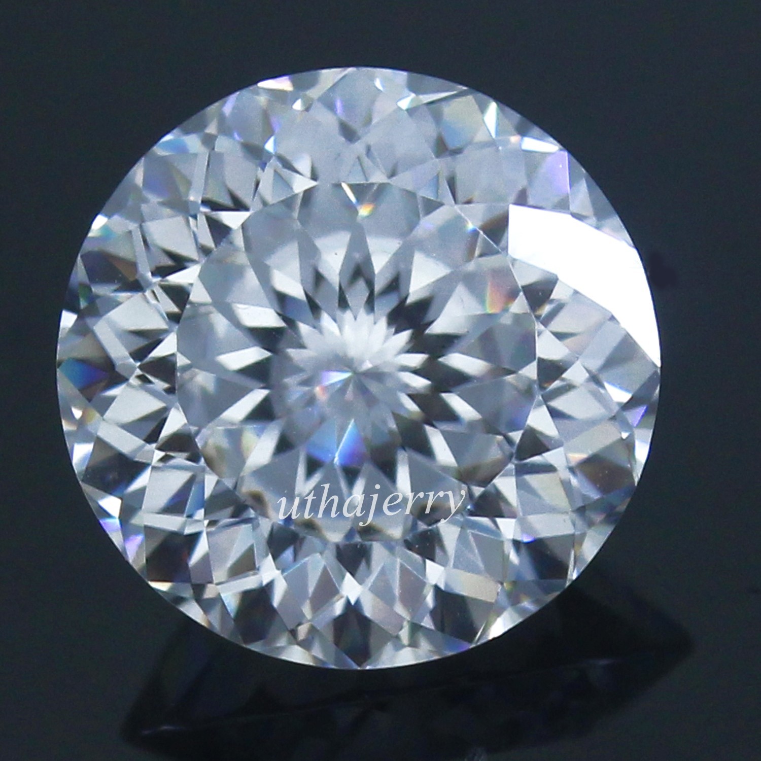 Natural Certified D Color VVS1 Diamond 100 Facet Brilliant Cut 7.00 MM Round