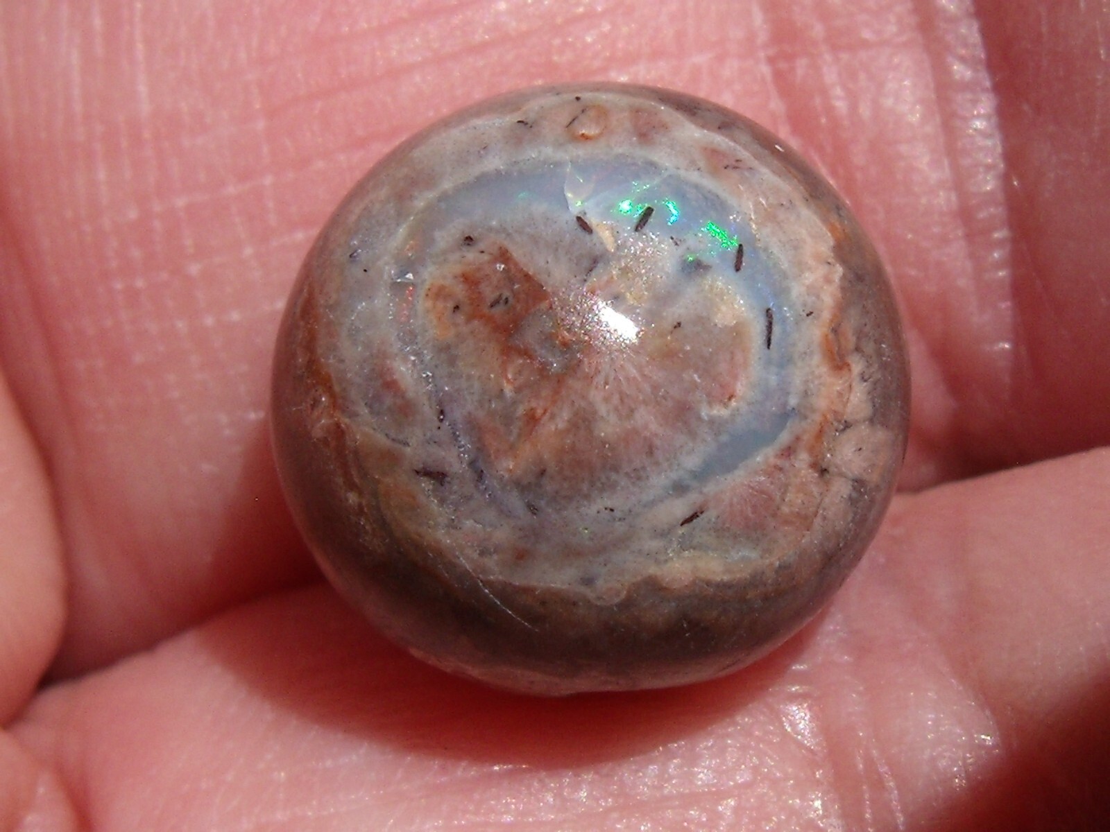 13.11 Ct. Mexican Cantera fire opal bead