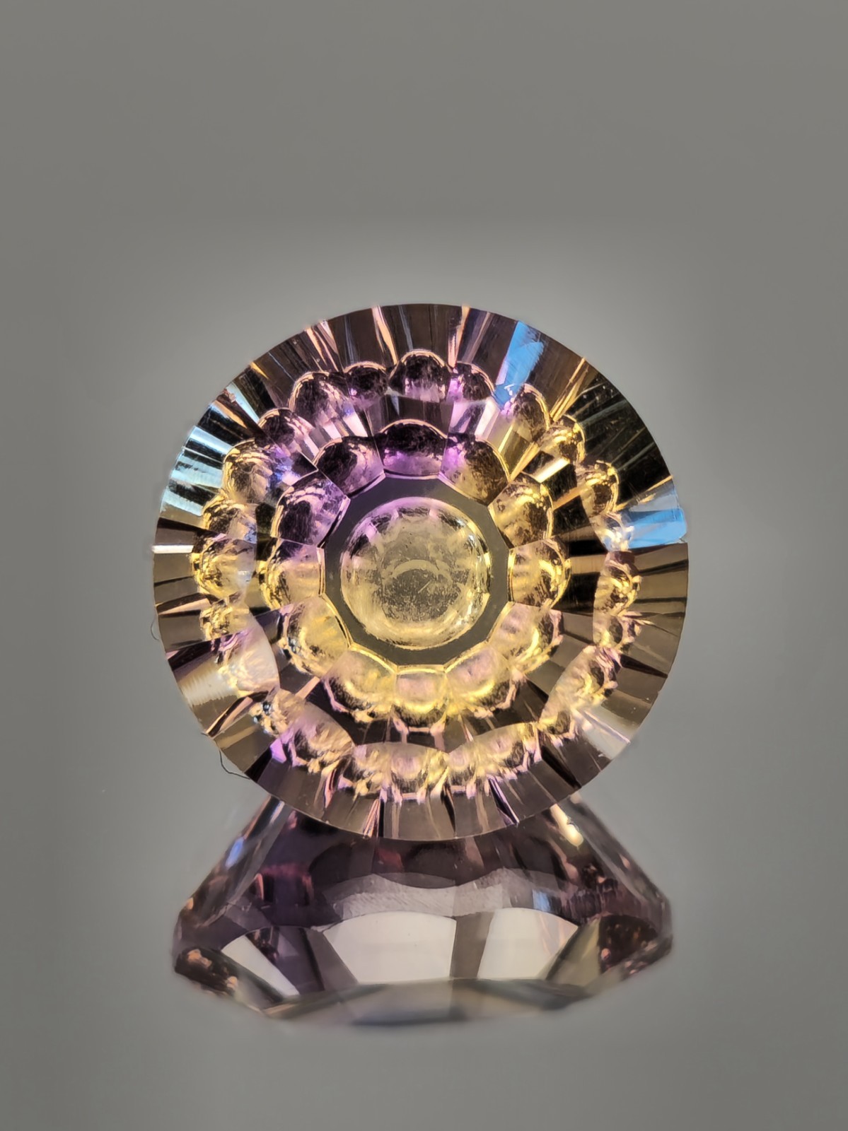 Ametrine Untreated 5.85 Carat Bolivian Princess Anahí Mine Bi Color Natural Gem