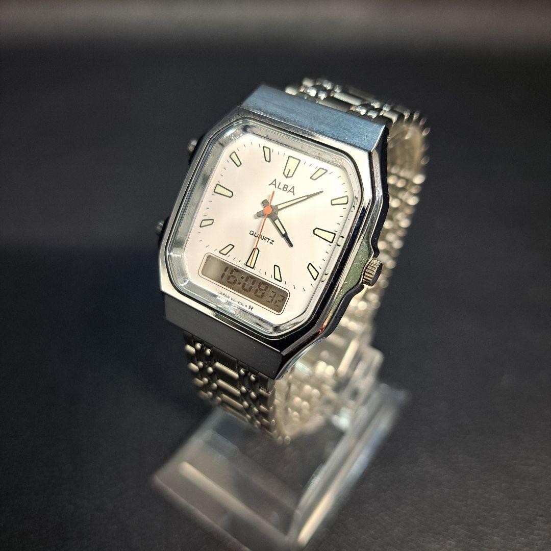 ALBA Seiko Digital Analog Vintage Watch