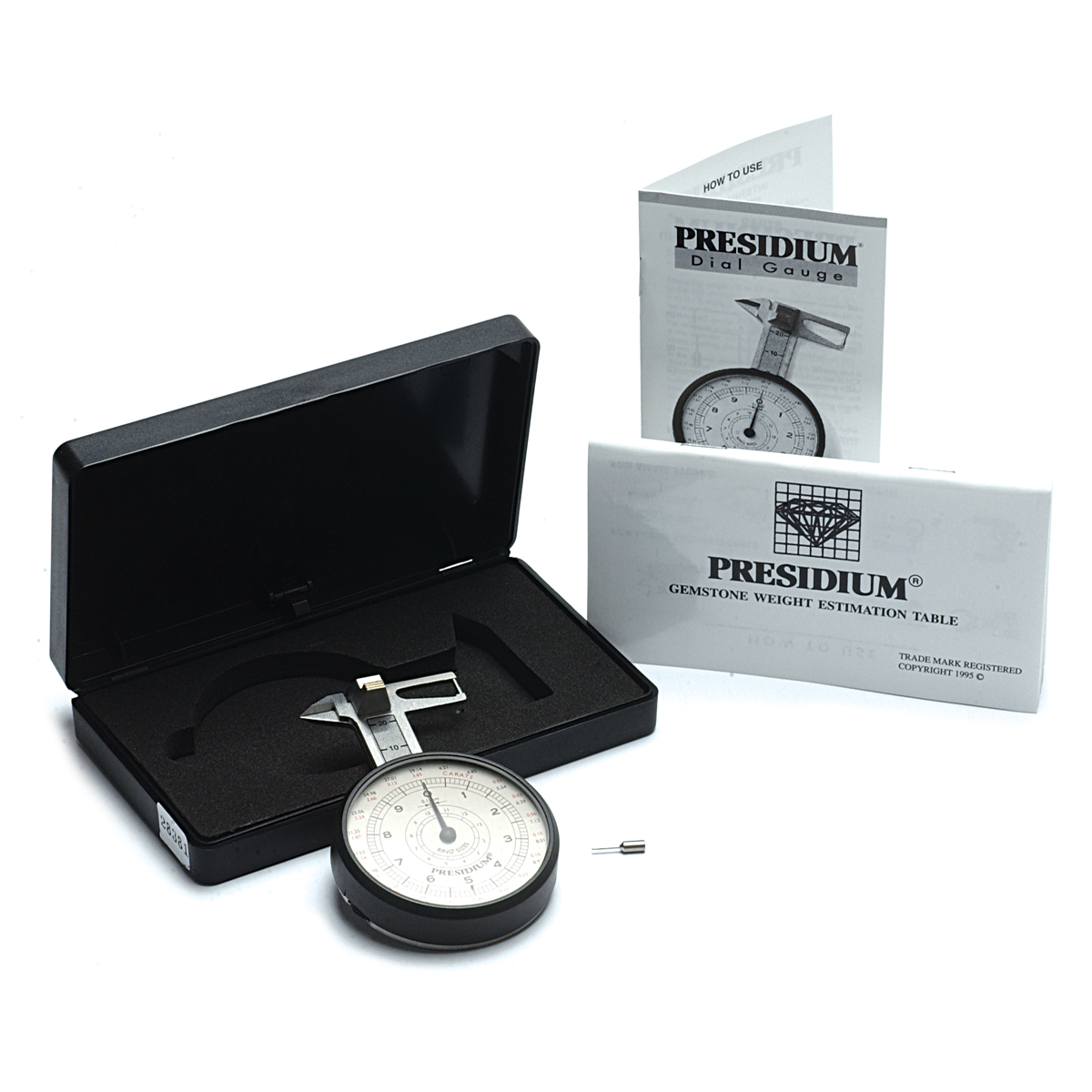 PRESIDIUM DIAL GAUGE DIAMONDS & GEMSTONES WEIGHT ESTIMATOR
