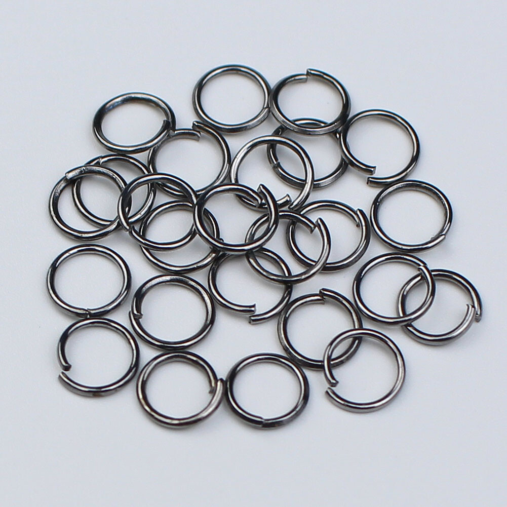200pcs/lot 4 5 6 8 10 12 Jump Rings Connectors for Diy Jewelry Making Findings