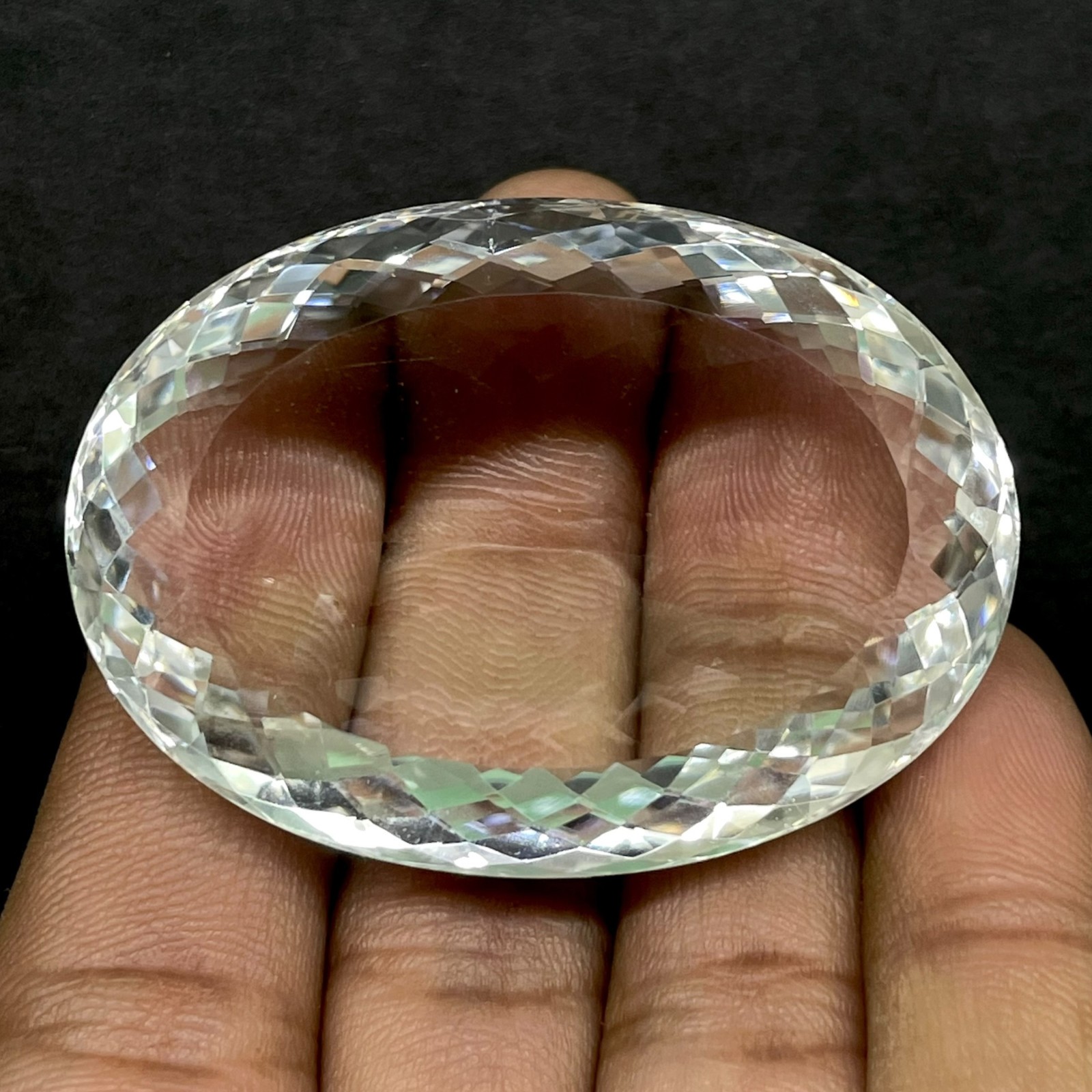 202.16 Cts Certified Natural White Crystal Quartz Loose Pendant Size Gemstone