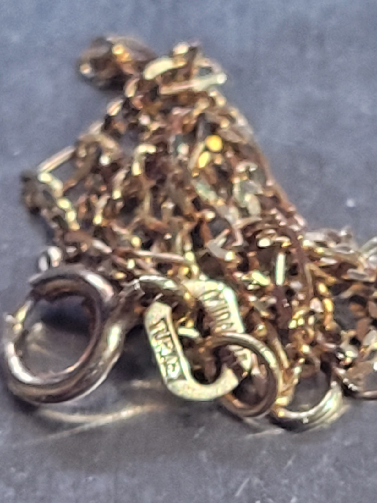 14 Karat Gold Bracelet 7.5 Inch .73 Grams