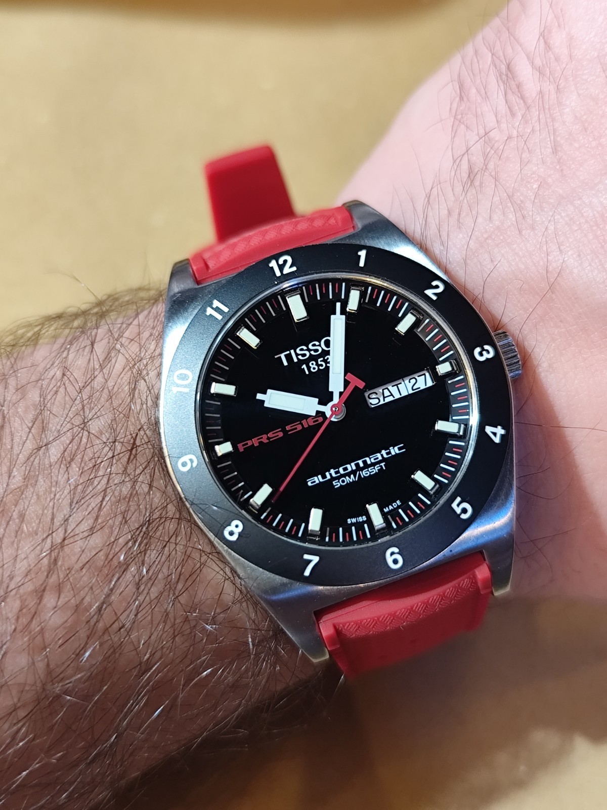 Tissot prs 516 automatic black watch