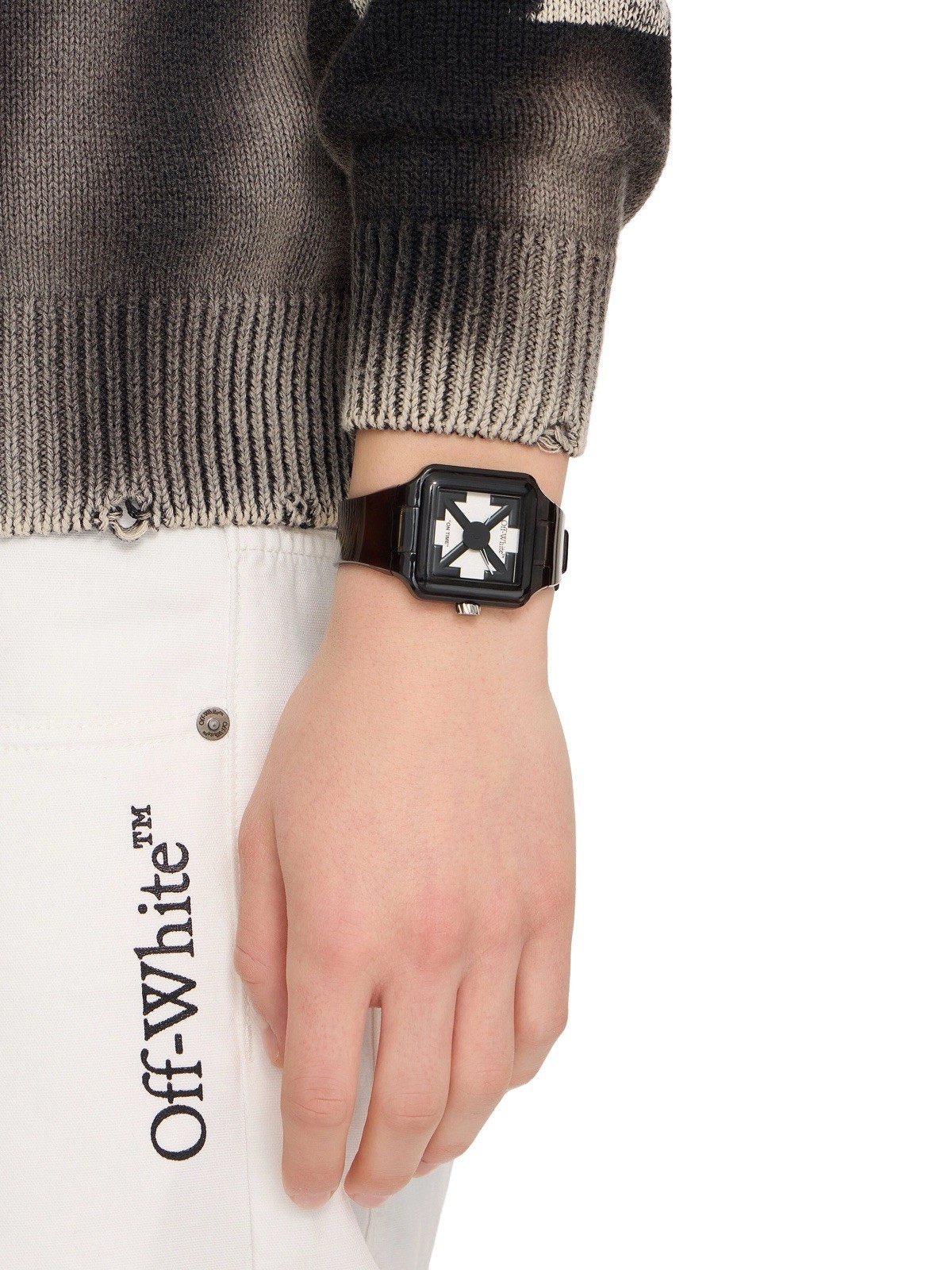 Off White Proto 01 Watch Black IN HAND