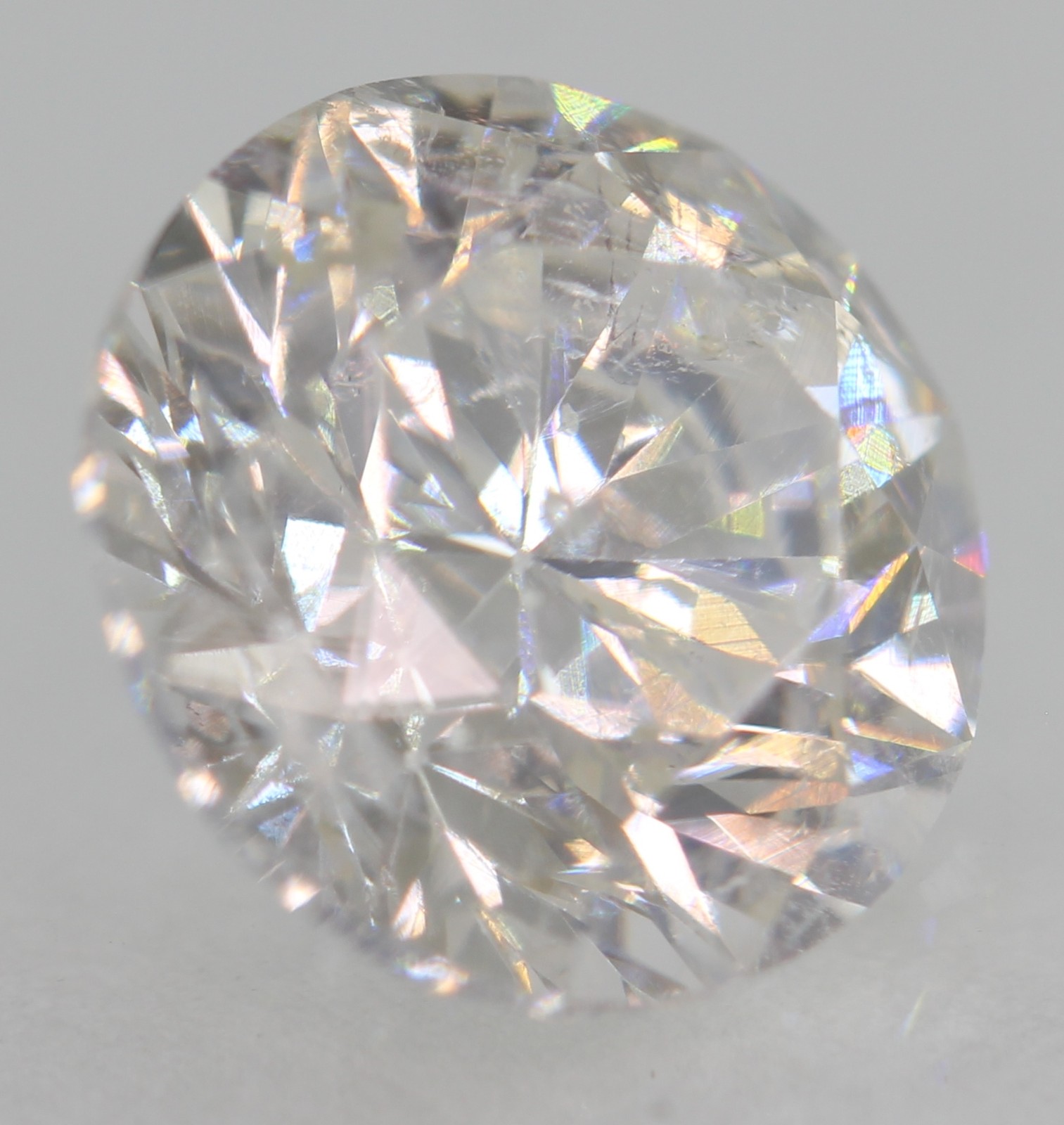 Certified 1.50 Carat F SI1 Round Brilliant Natural Enhanced MINED Diamond 7.23mm
