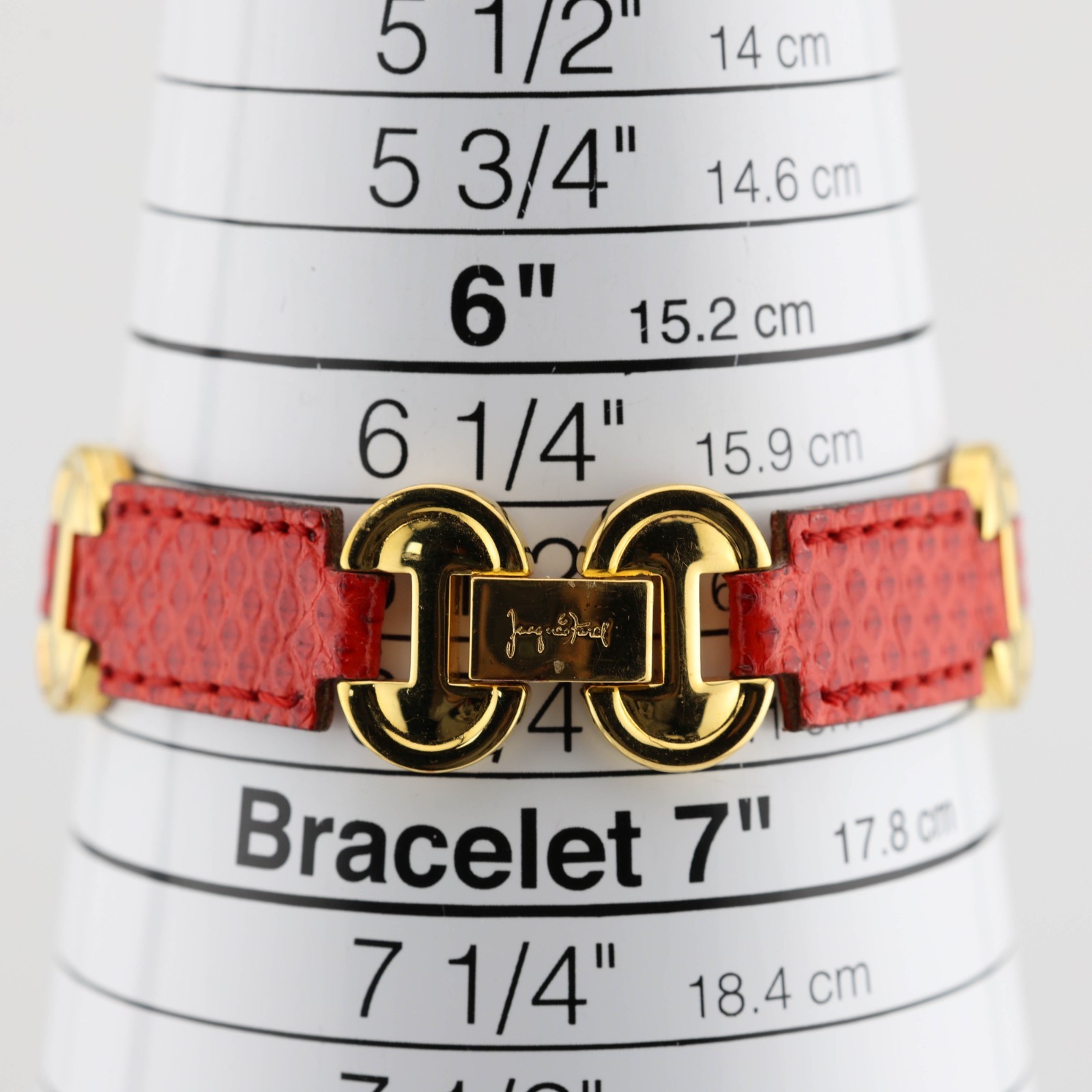 Jacques Farel 101187 Quartz Analog Women’s Watch Sz. 6 1/2″ New Battery